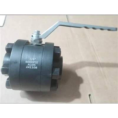 Injap Bebola Keluli Tempa ASTM A105, 6000 PSI, 3/4 Inci, NPT Dihantar Ke Brazil