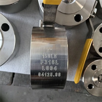 Injap Bebola Corak Wafer, ANSI B16.5, F316L, 2 IN, 150 LB Dihantar Ke Arab Saudi