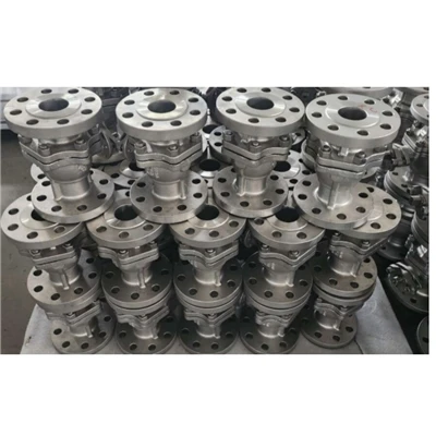 Injap Bola Terapung 2PC, ASTM A351 CF8M, 300 LB, API 6D, RF Dihantar Ke Tanzania