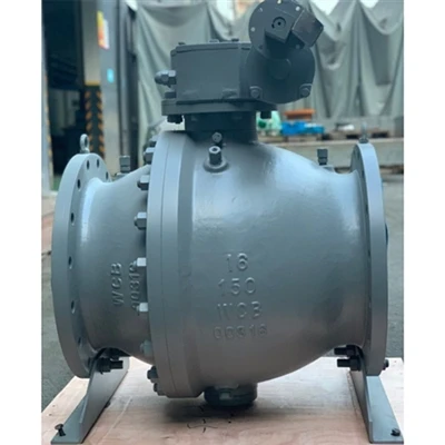 Injap Bebola Trunnion Masuk Sisi, 18 IN, 150 LB, API 6D, RF Dihantar Ke Argentina